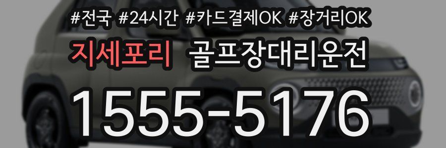 지세포리 골프장대리운전