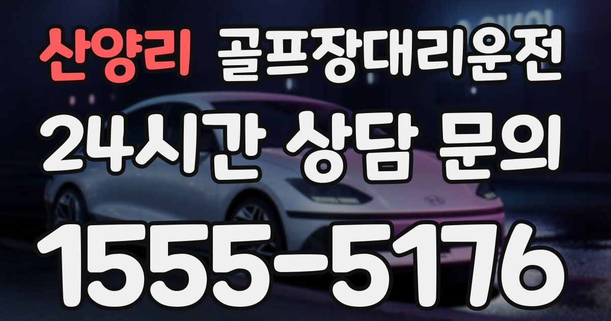 골프장대리운전 서비스
