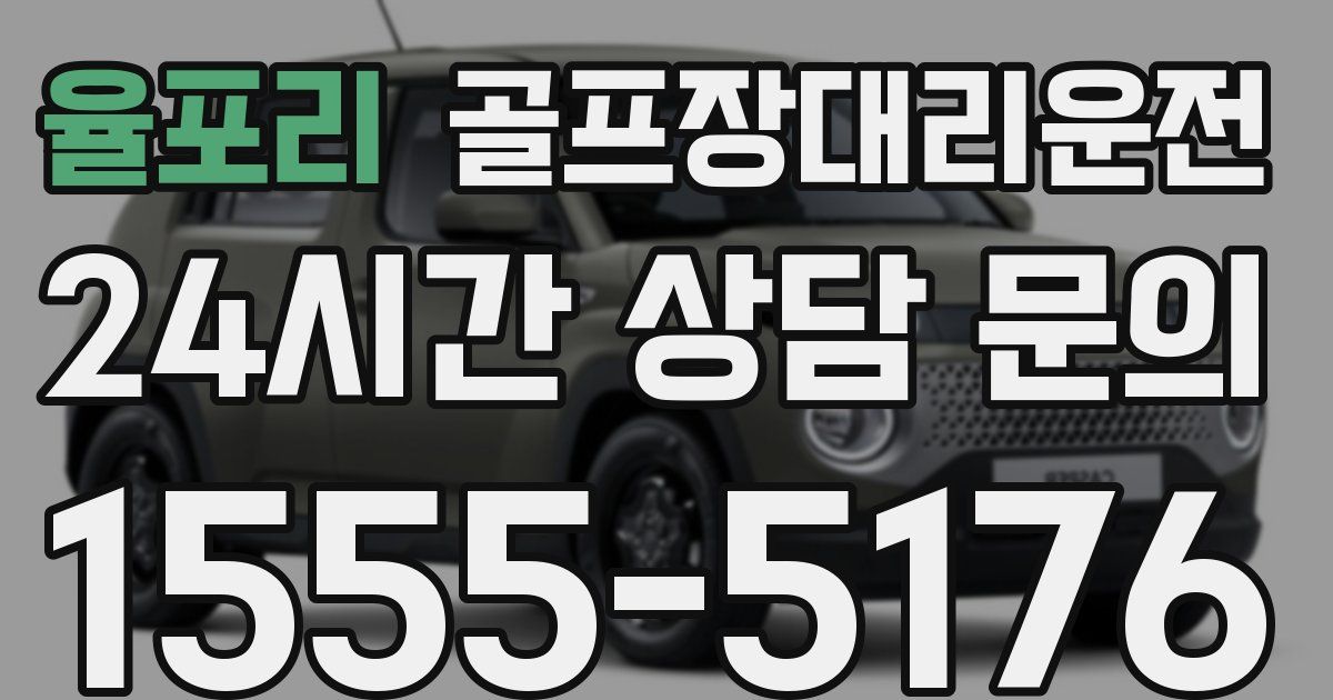 골프장대리운전 서비스