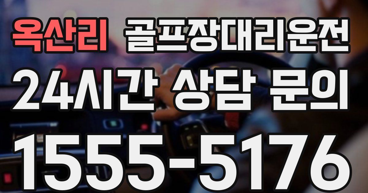 골프장대리운전 서비스