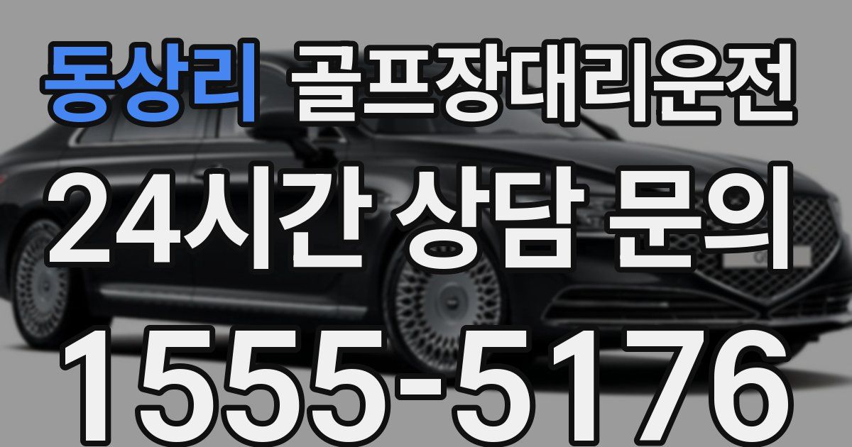 골프장대리운전 서비스