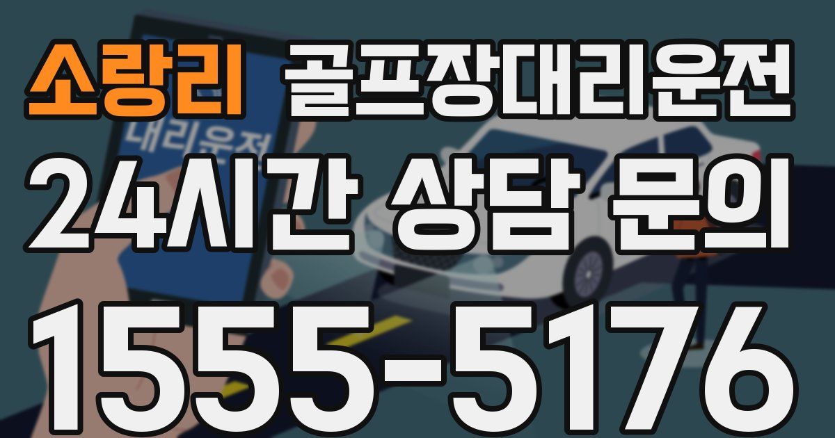 골프장대리운전 서비스