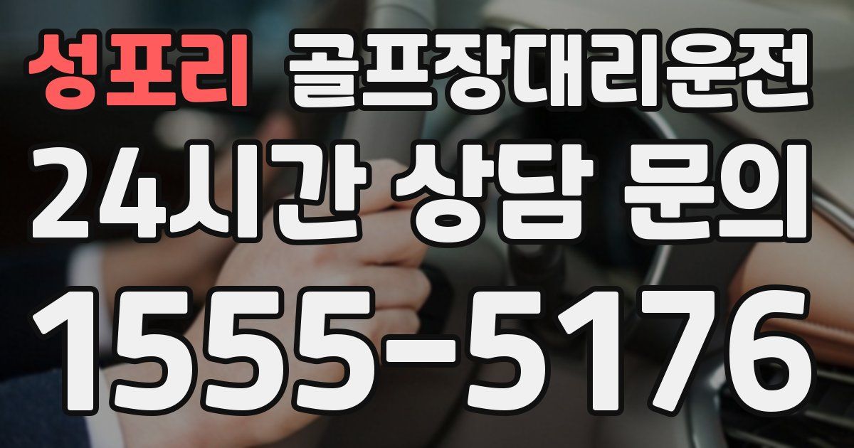골프장대리운전 서비스
