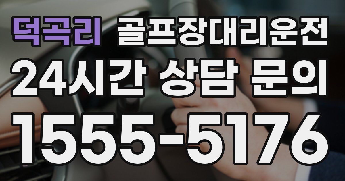 골프장대리운전 서비스