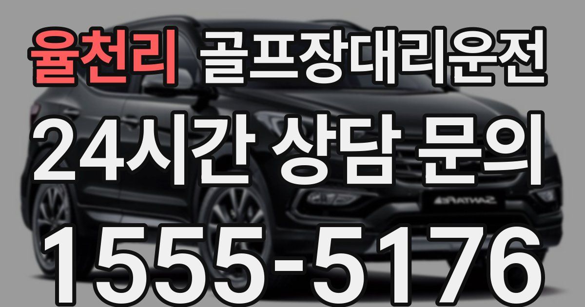 골프장대리운전 서비스