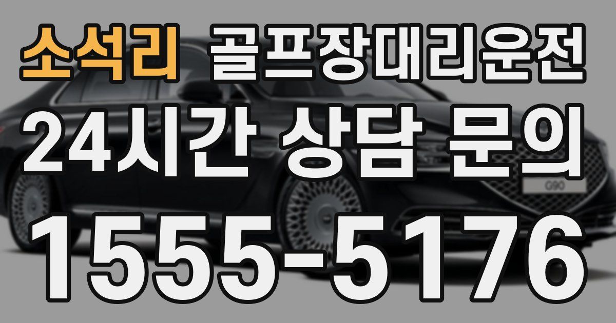 골프장대리운전 서비스
