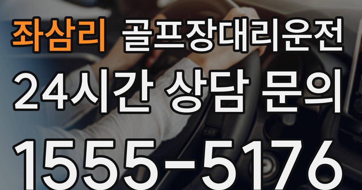 골프장대리운전 서비스