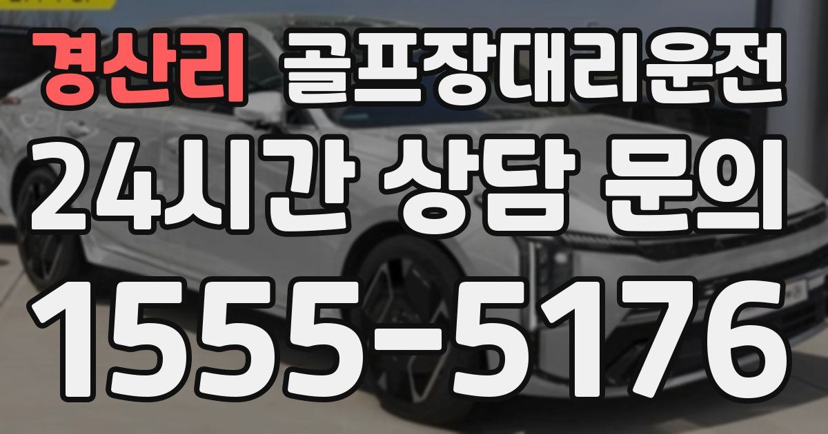 골프장대리운전 서비스