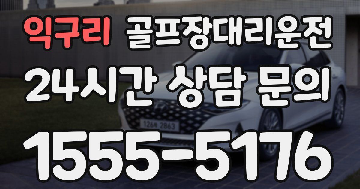 골프장대리운전 서비스