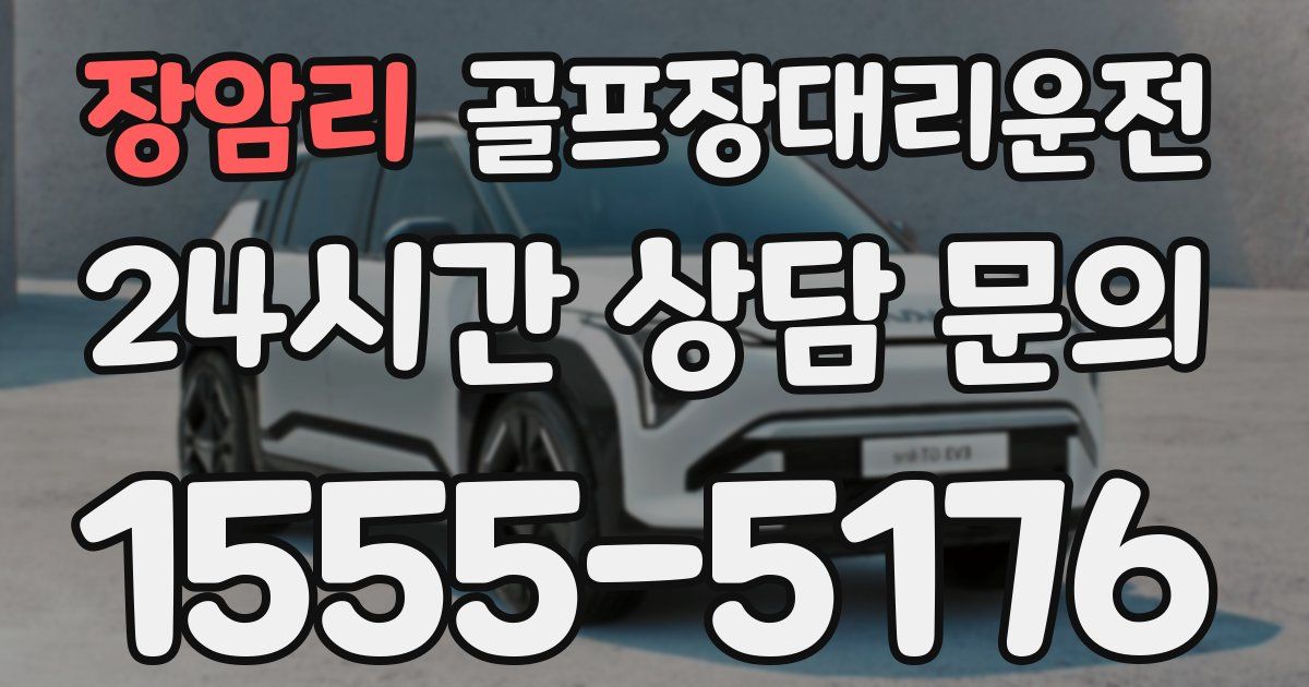 골프장대리운전 서비스