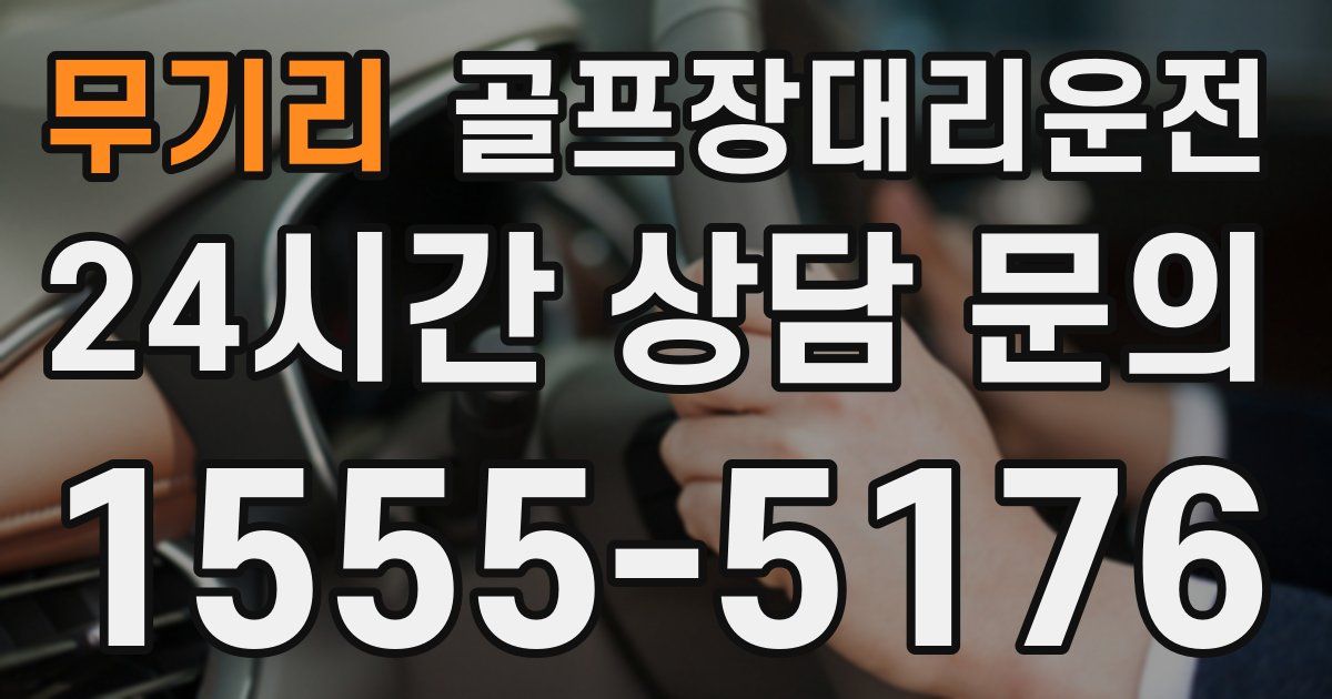 골프장대리운전 서비스