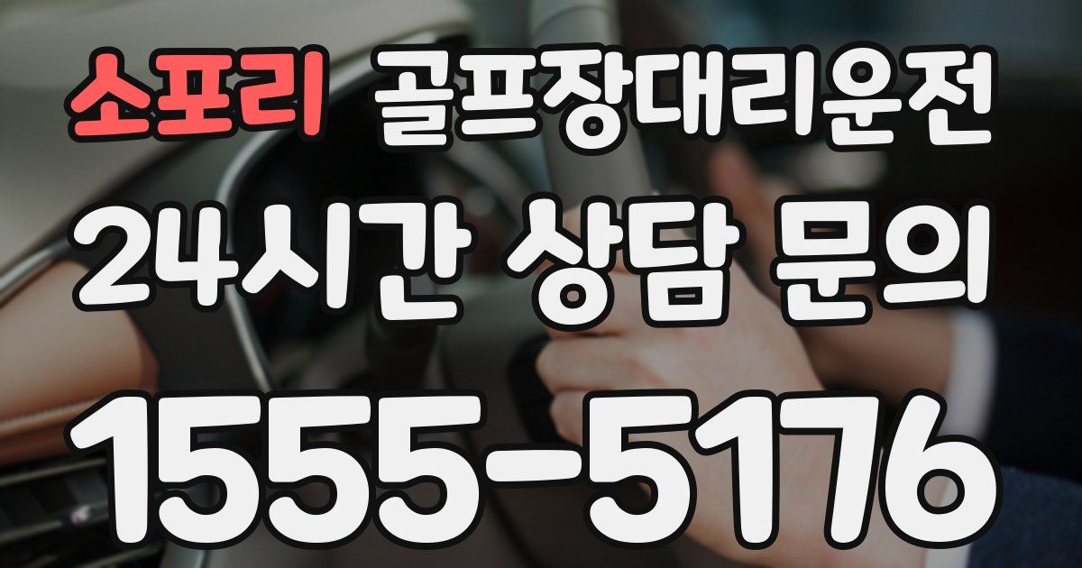 골프장대리운전 서비스