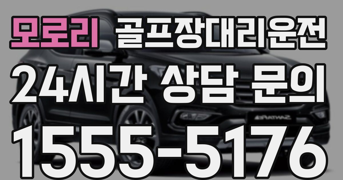 골프장대리운전 서비스