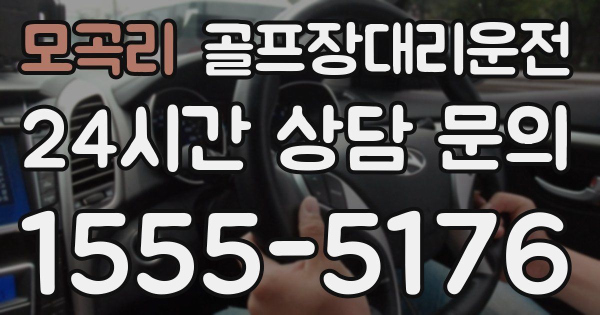 골프장대리운전 서비스