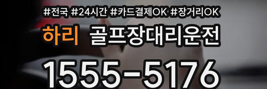 하리 골프장대리운전