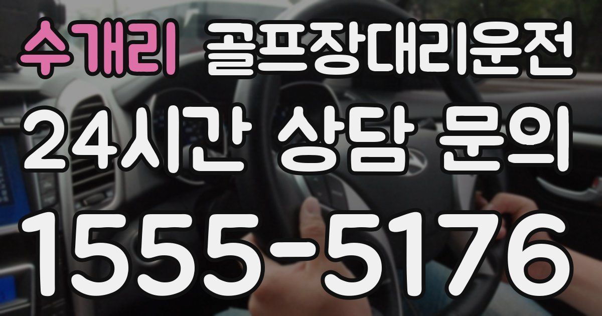 골프장대리운전 서비스