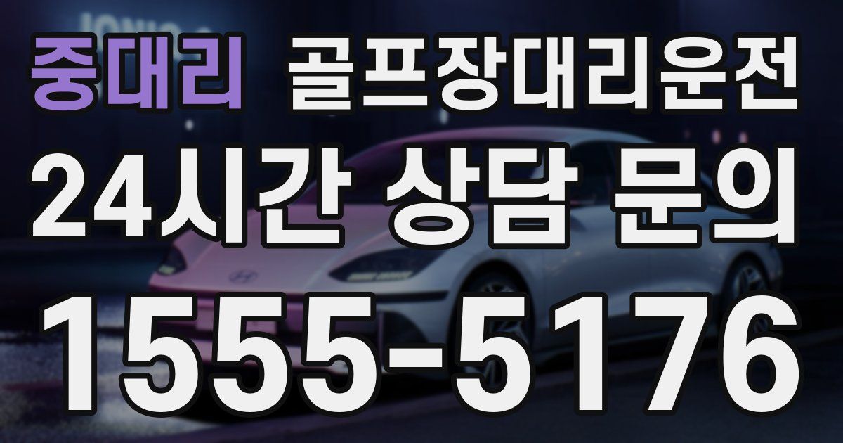 골프장대리운전 서비스