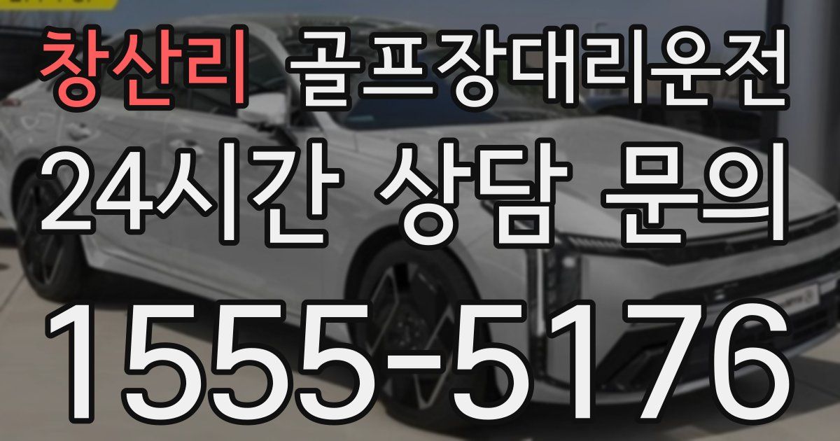 골프장대리운전 서비스