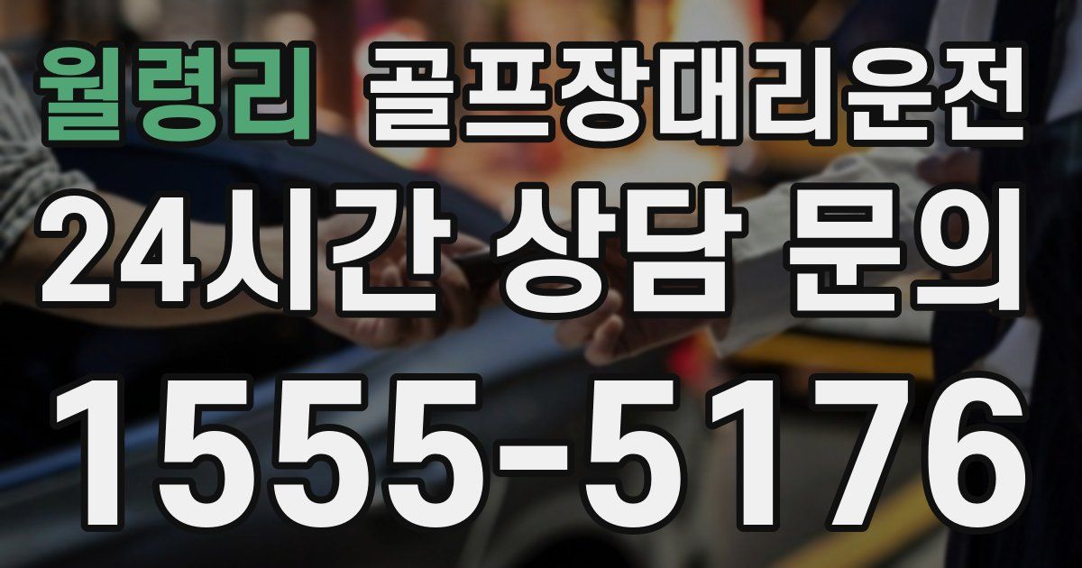 골프장대리운전 서비스