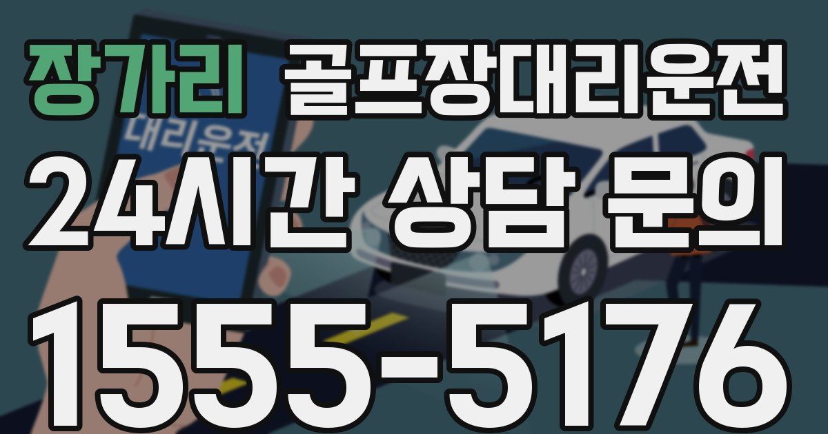 골프장대리운전 서비스