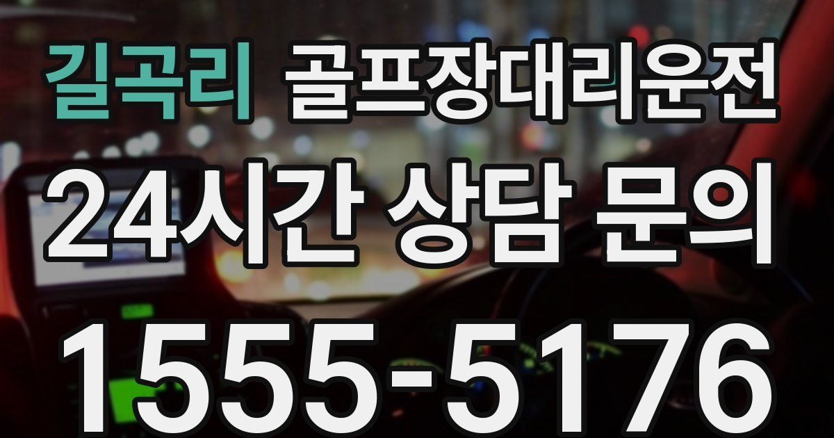 골프장대리운전 서비스