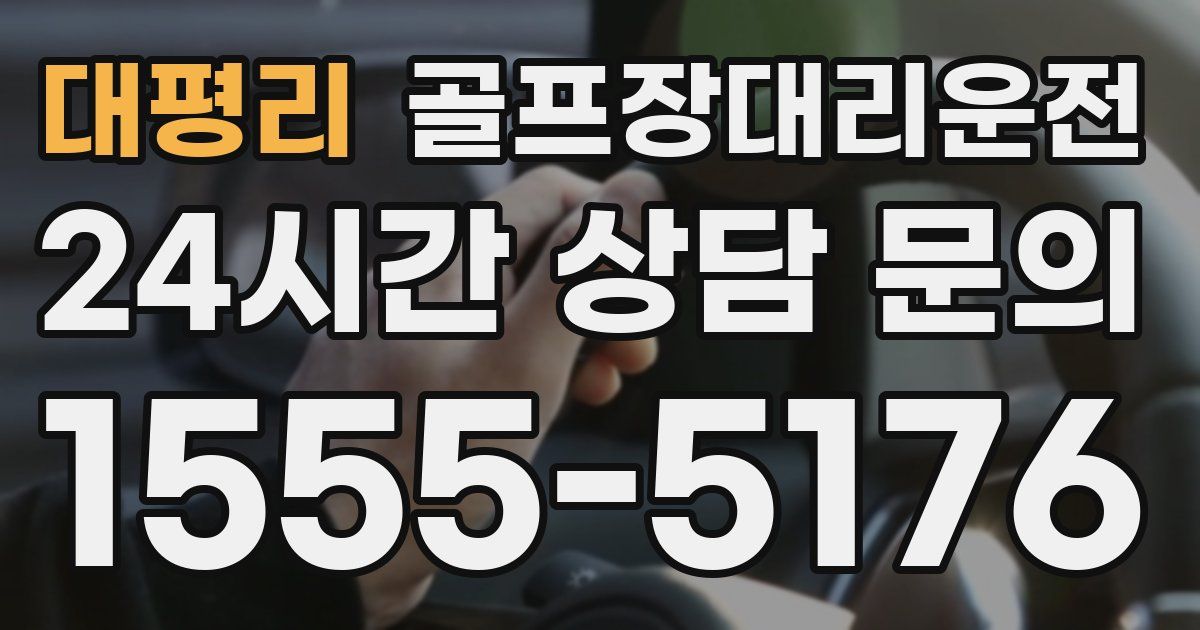 골프장대리운전 서비스