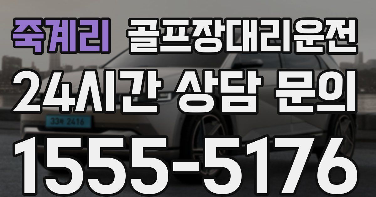 골프장대리운전 서비스