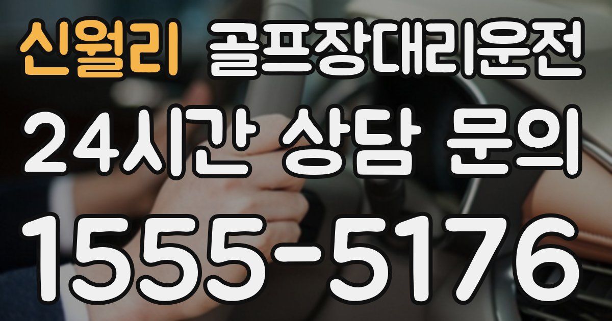 골프장대리운전 서비스