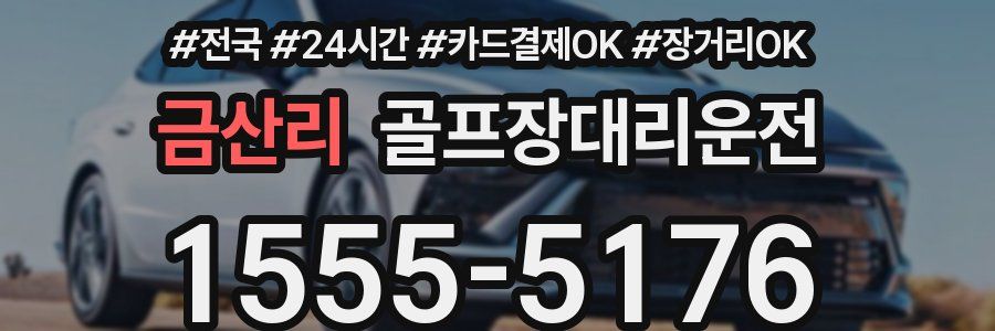 금산리 골프장대리운전