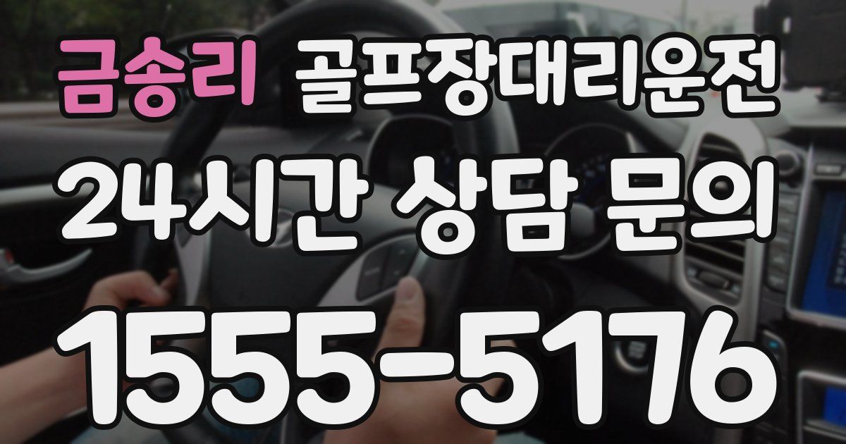 골프장대리운전 서비스