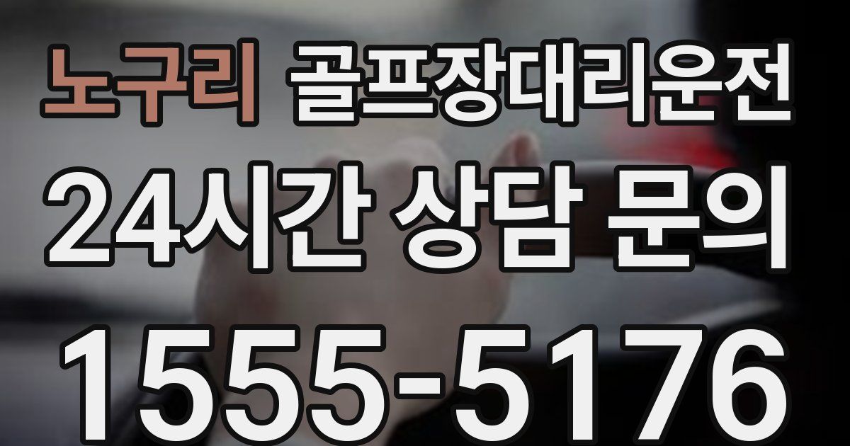 골프장대리운전 서비스