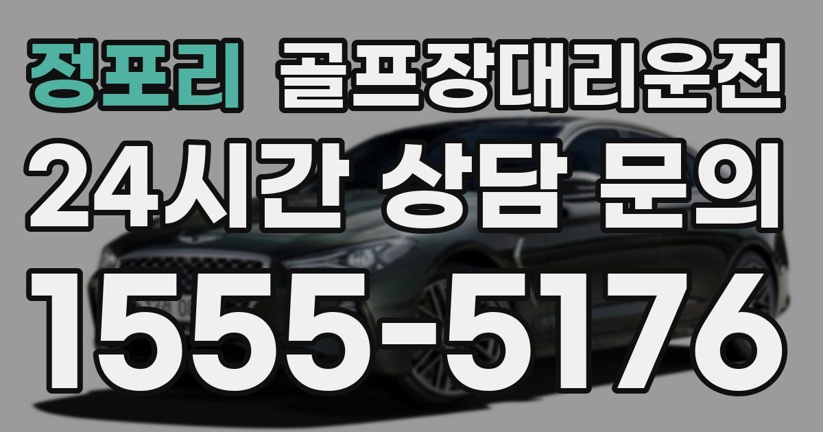골프장대리운전 서비스