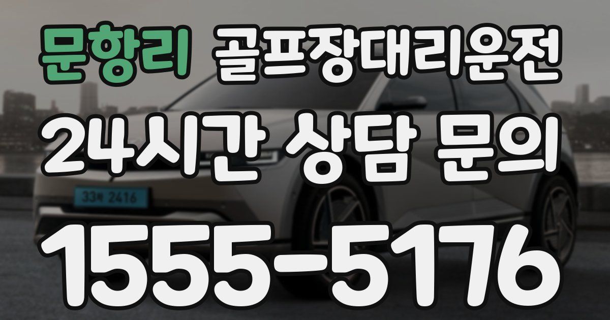 골프장대리운전 서비스