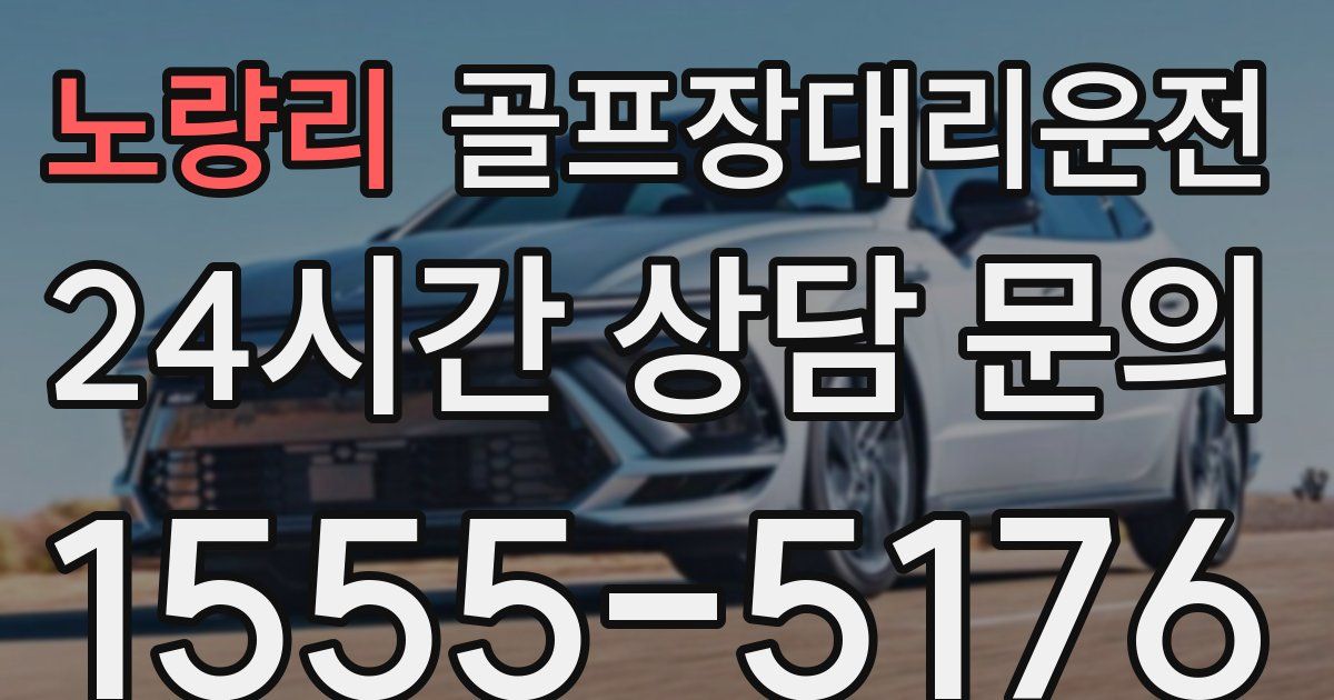 골프장대리운전 서비스