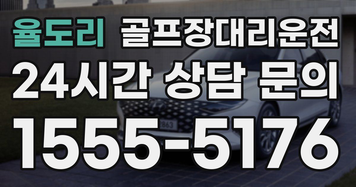 골프장대리운전 서비스