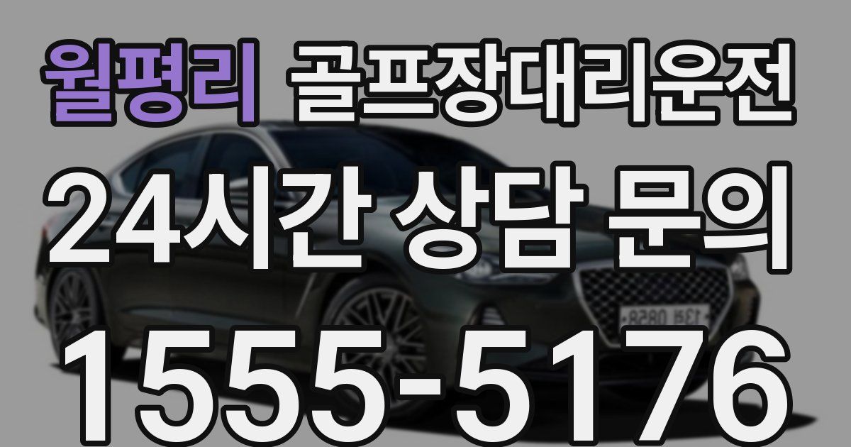 골프장대리운전 서비스