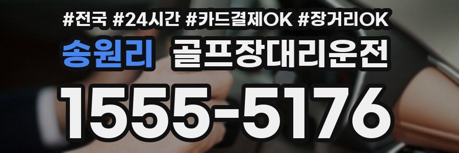 송원리 골프장대리운전