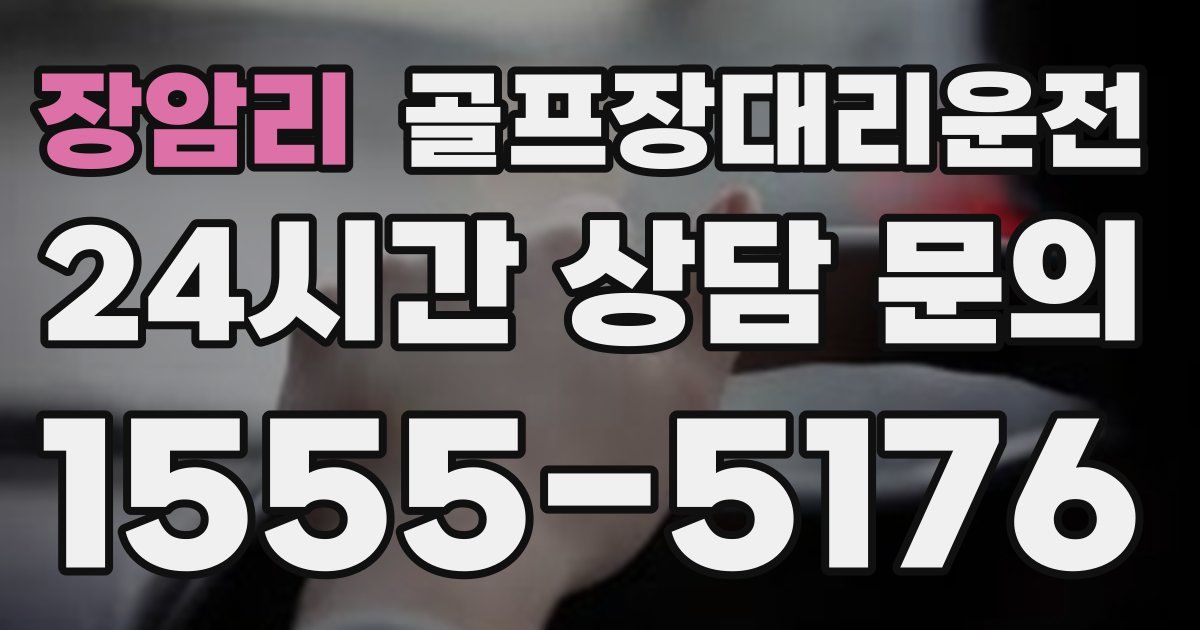 골프장대리운전 서비스