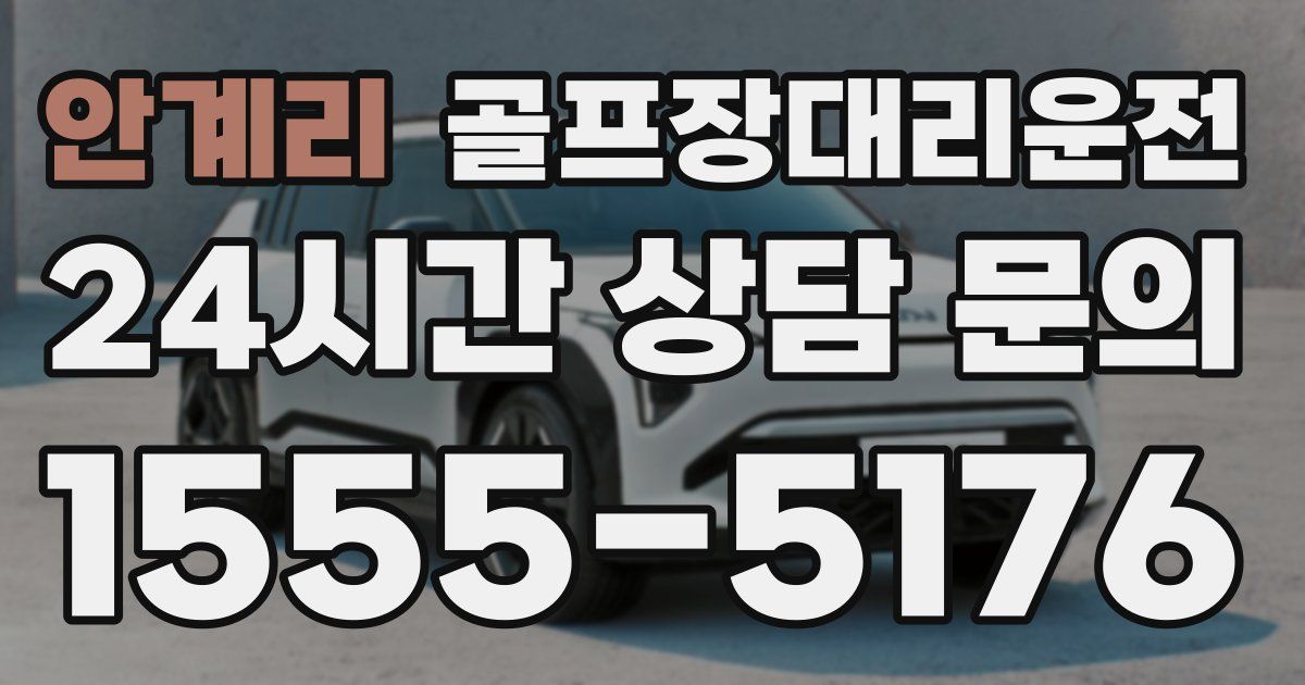 골프장대리운전 서비스