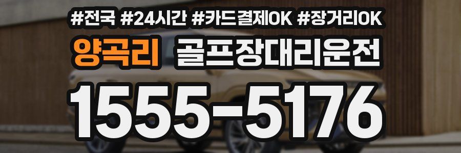 양곡리 골프장대리운전