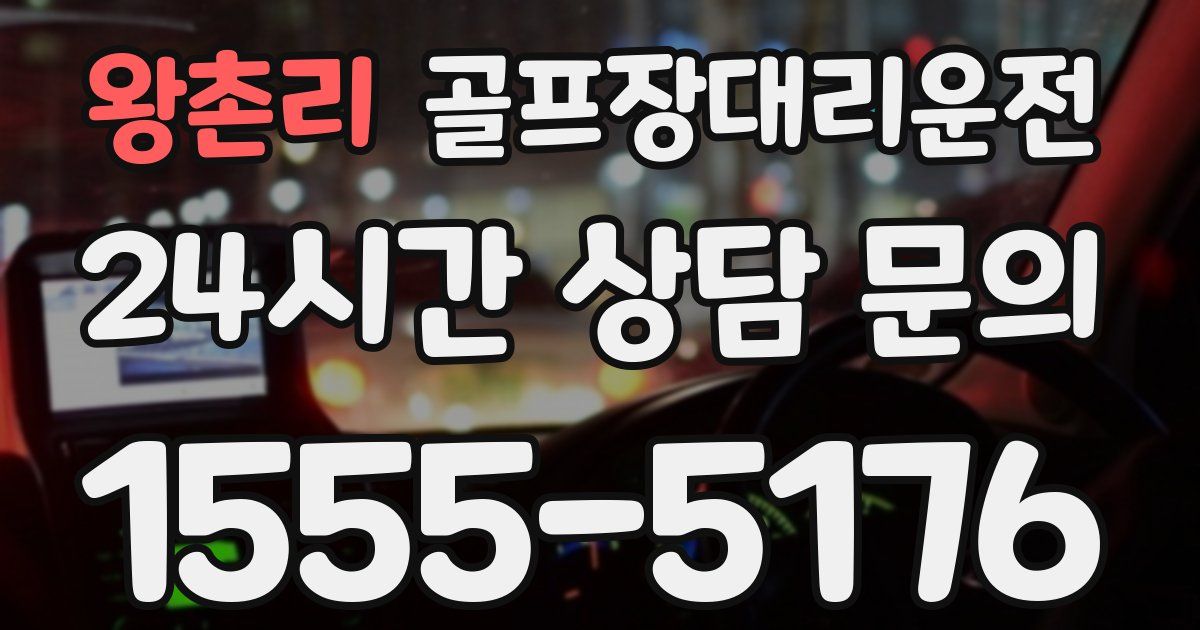 골프장대리운전 서비스
