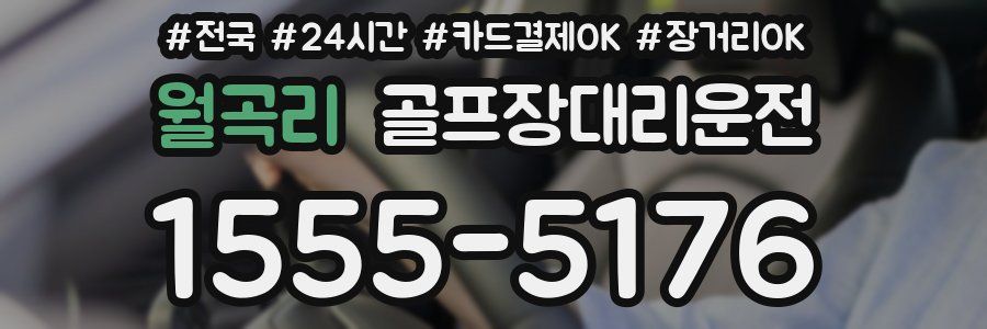 월곡리 골프장대리운전