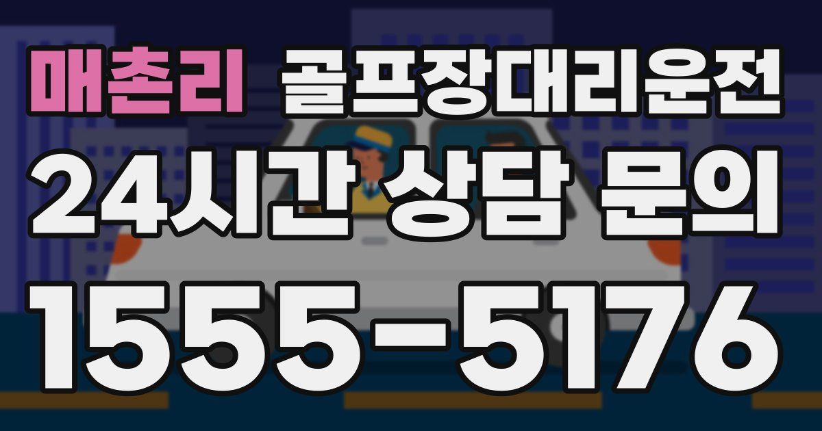 골프장대리운전 서비스