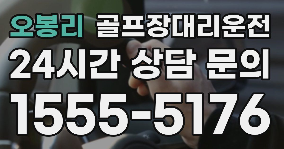 골프장대리운전 서비스