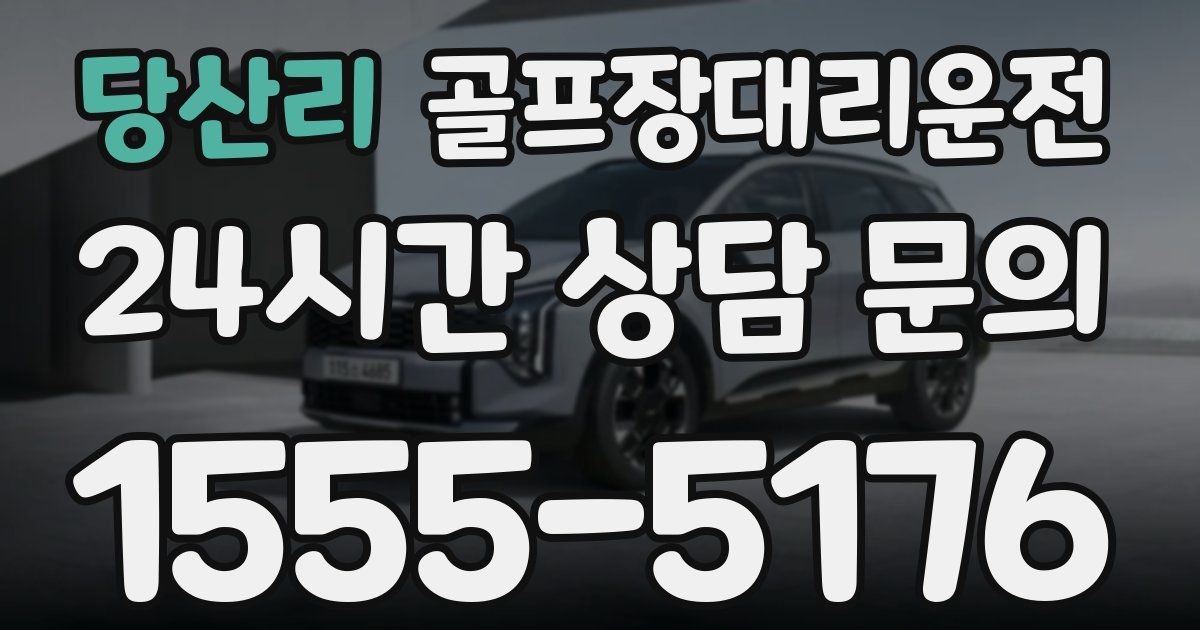 골프장대리운전 서비스