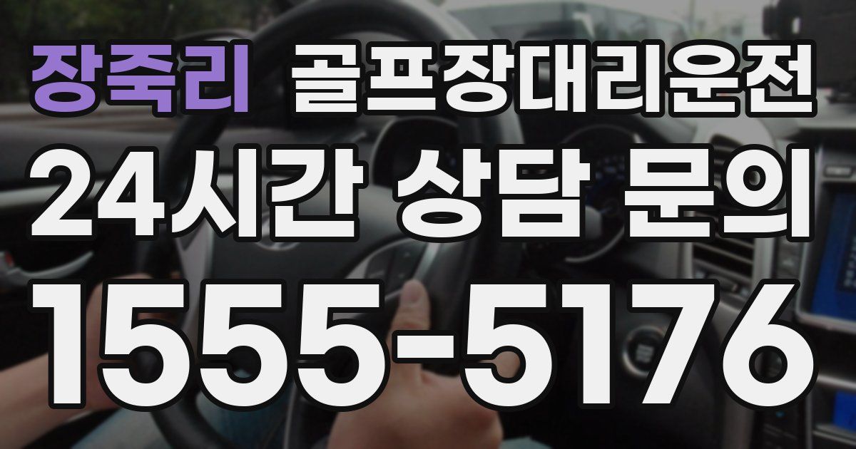 골프장대리운전 서비스