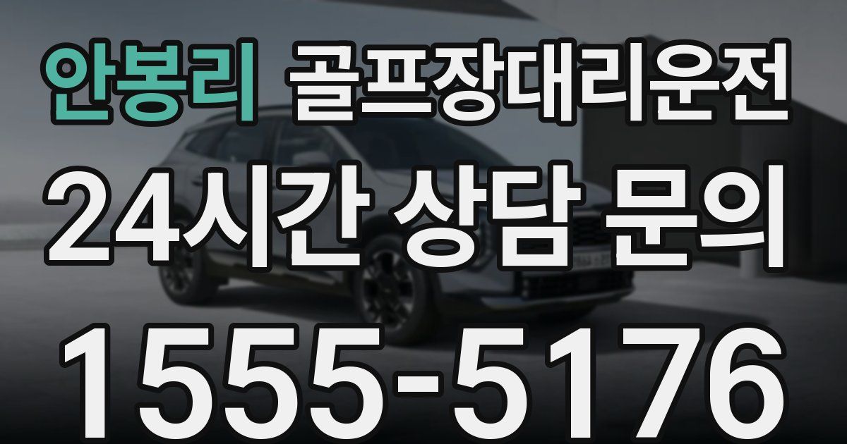 골프장대리운전 서비스