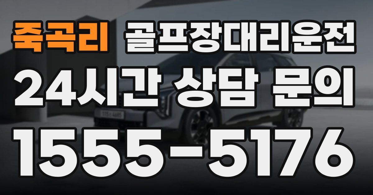 골프장대리운전 서비스