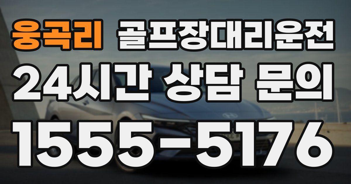 골프장대리운전 서비스