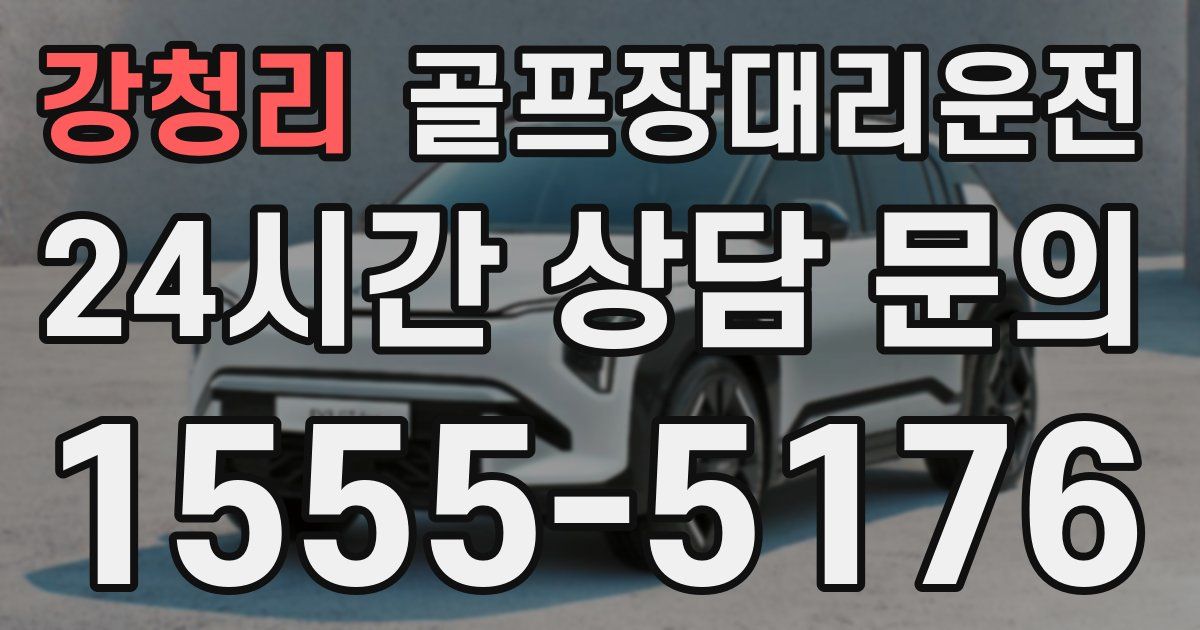 골프장대리운전 서비스